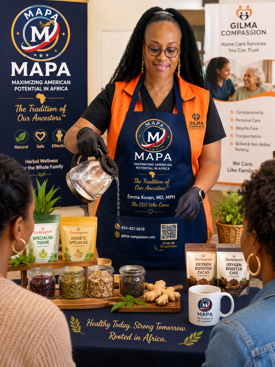 Emma Konan, MD, MPH — Founder of Zezepagnon Herbal Wellness