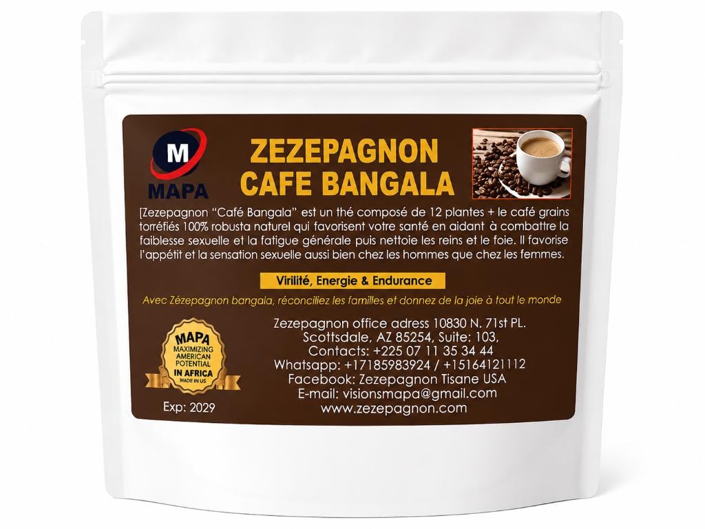 ZEZEPAGNON Café Bangala Wellness Blend — Zezepagnon Herbal Wellness